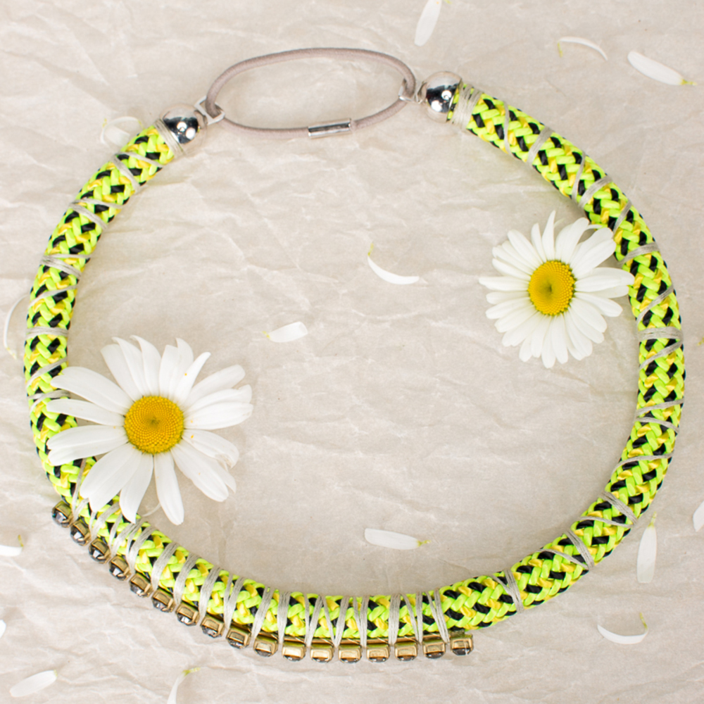 JENNIFER BEHR SPRING GREEN EVENING NECKLACE | WOMENS